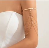 bohemian-style upper arm cuff
