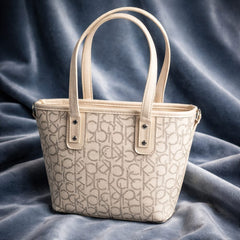 Calvin Klein Tote bag in a beige with the brand's monogram pattern